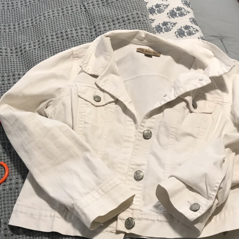 Vintage America White Jean Jacket